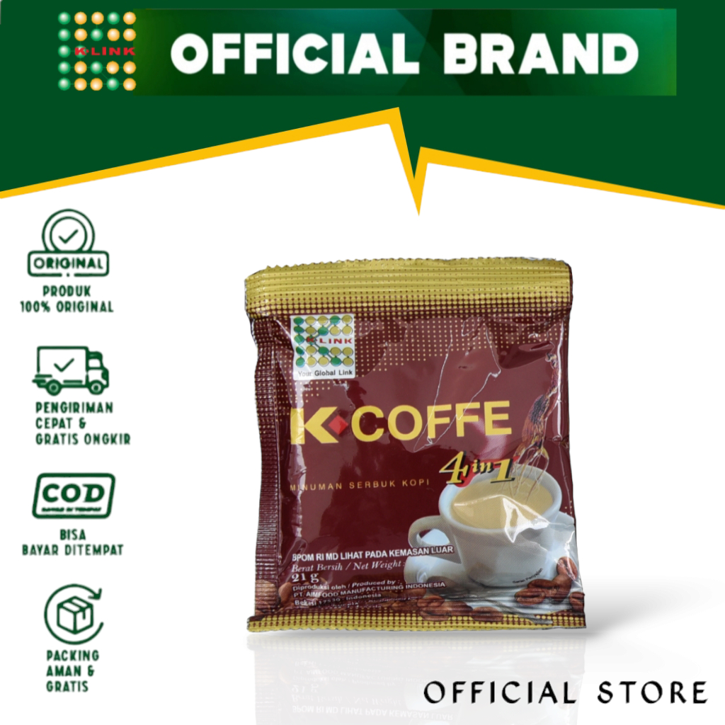 

COFFEE 4in1 GINGSENG ORIGINAL KOPI ARABICA KOPI GINGSENG.