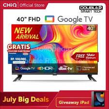 CHiQ 40 inch Google TV L 40G7P Pro Full HD-HDR10+DBX Google Assistant