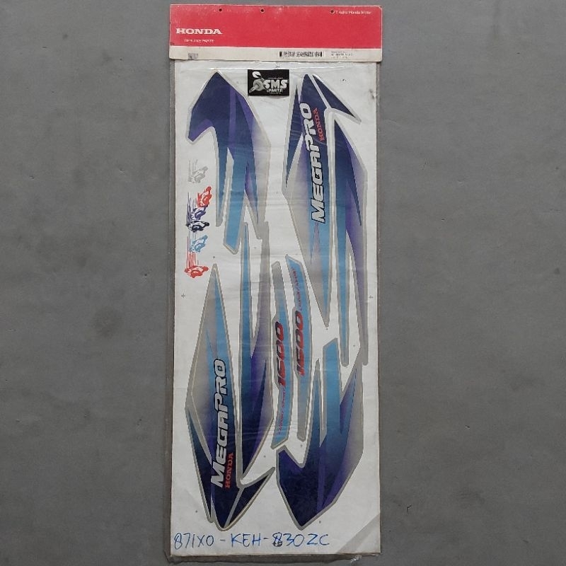 List Stiker Stripe Striping Megapro Lama Megapro Hiu Original 871X0 KEH 830ZC