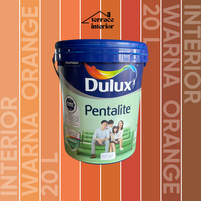 Cat Tembok Dulux Pentalite Interior 20 L Orange Doff Matt