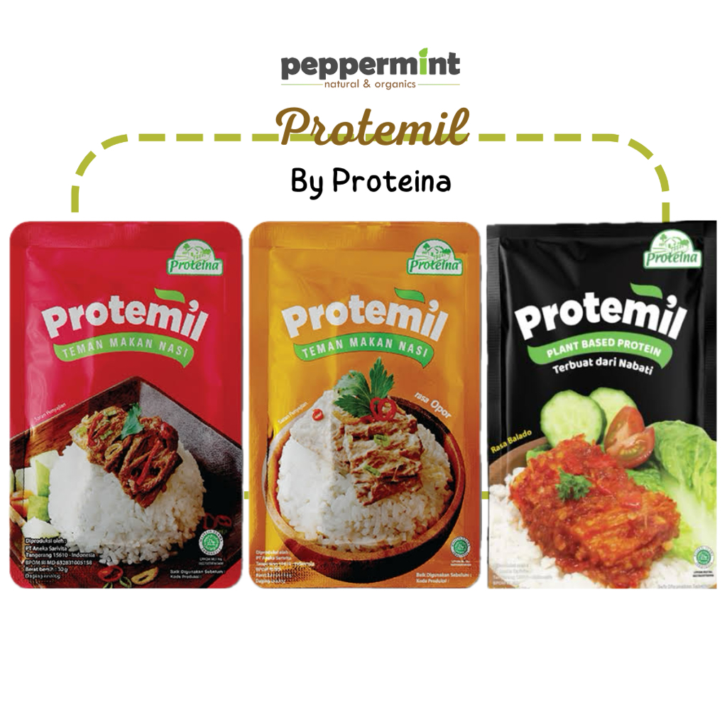 

Proteina Protemil Daging Nabati (30 gr) / Protein Nabati Ready to Eat