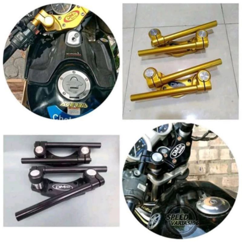 Stang Jepit + Dudukan Stang Vixion Nvl Nva CBR Verza Tiger Megapro