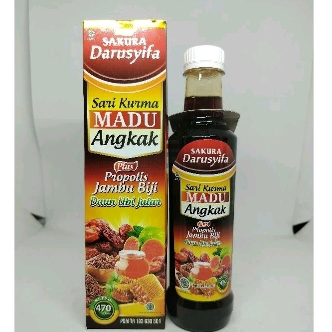 

sari kurma madu angkak sakura darusyifa 470ml