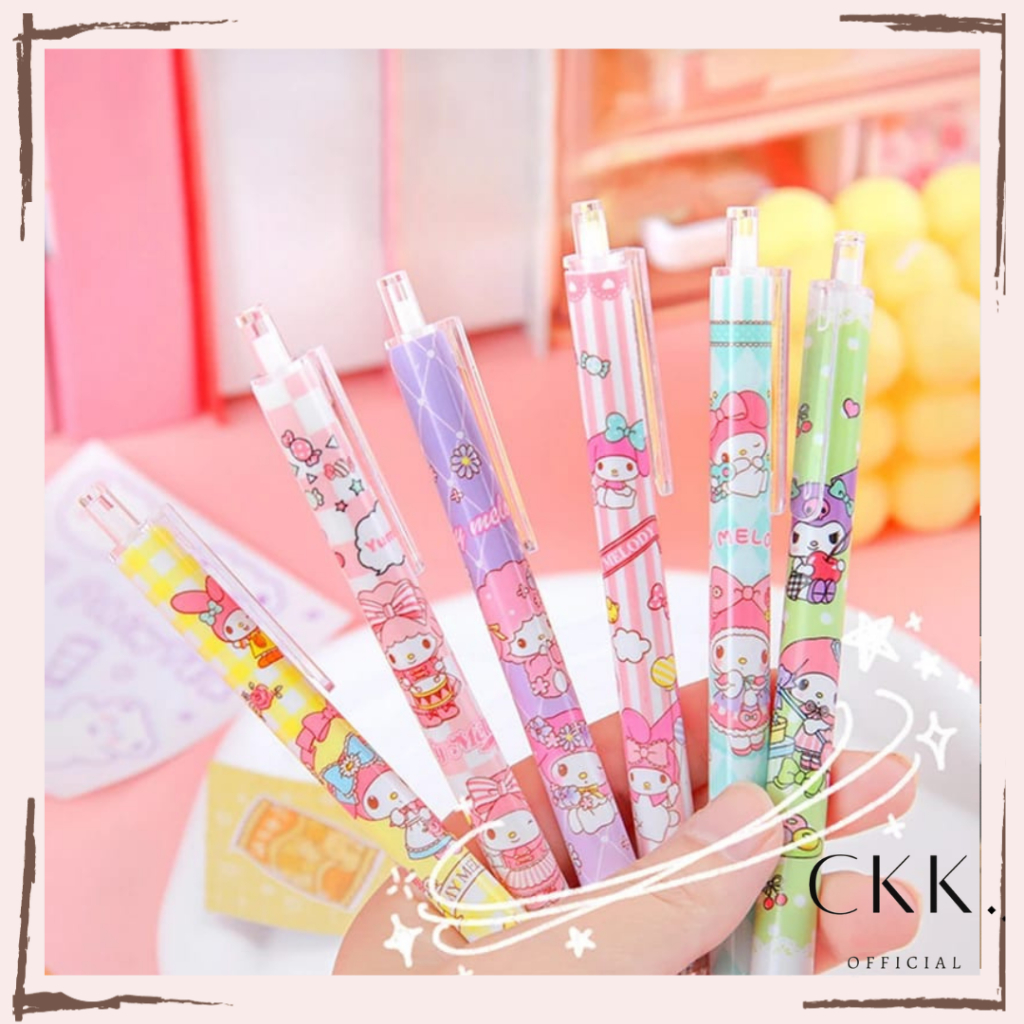 

➰CKK➰ PULPEN GEL MEKANIK MOTIF CARTOON LUCU / PULPEN 1 PCS