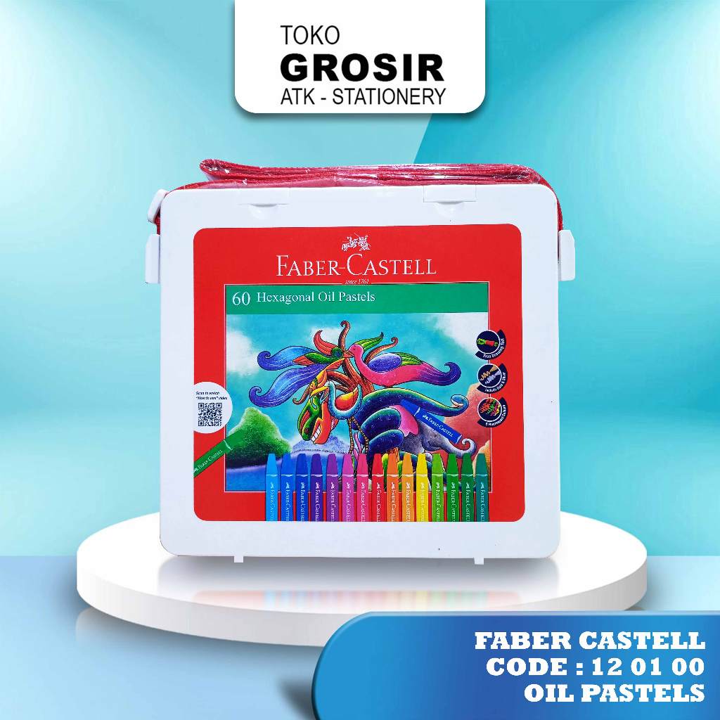 

Faber Castell - Hexagonal Oil Pastel set - 60 Warna