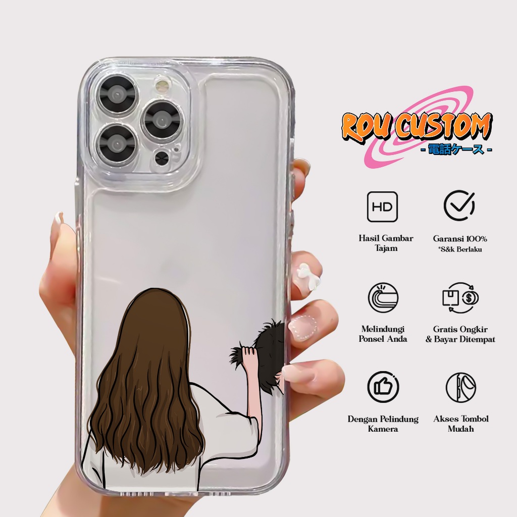 Case OPPO A57 2022 A77S A18 A38 A55 4G A58 4G A78 5G A58 5G TERBARU 2023 [ JAMBAK ] Casing Hp Anime 