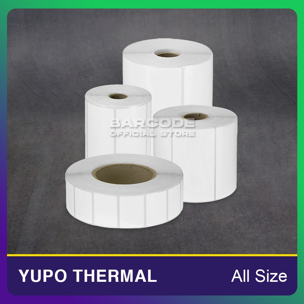 

Custom Label Yupo Thermal All Size Semua Ukuran Termal Anti Sobek