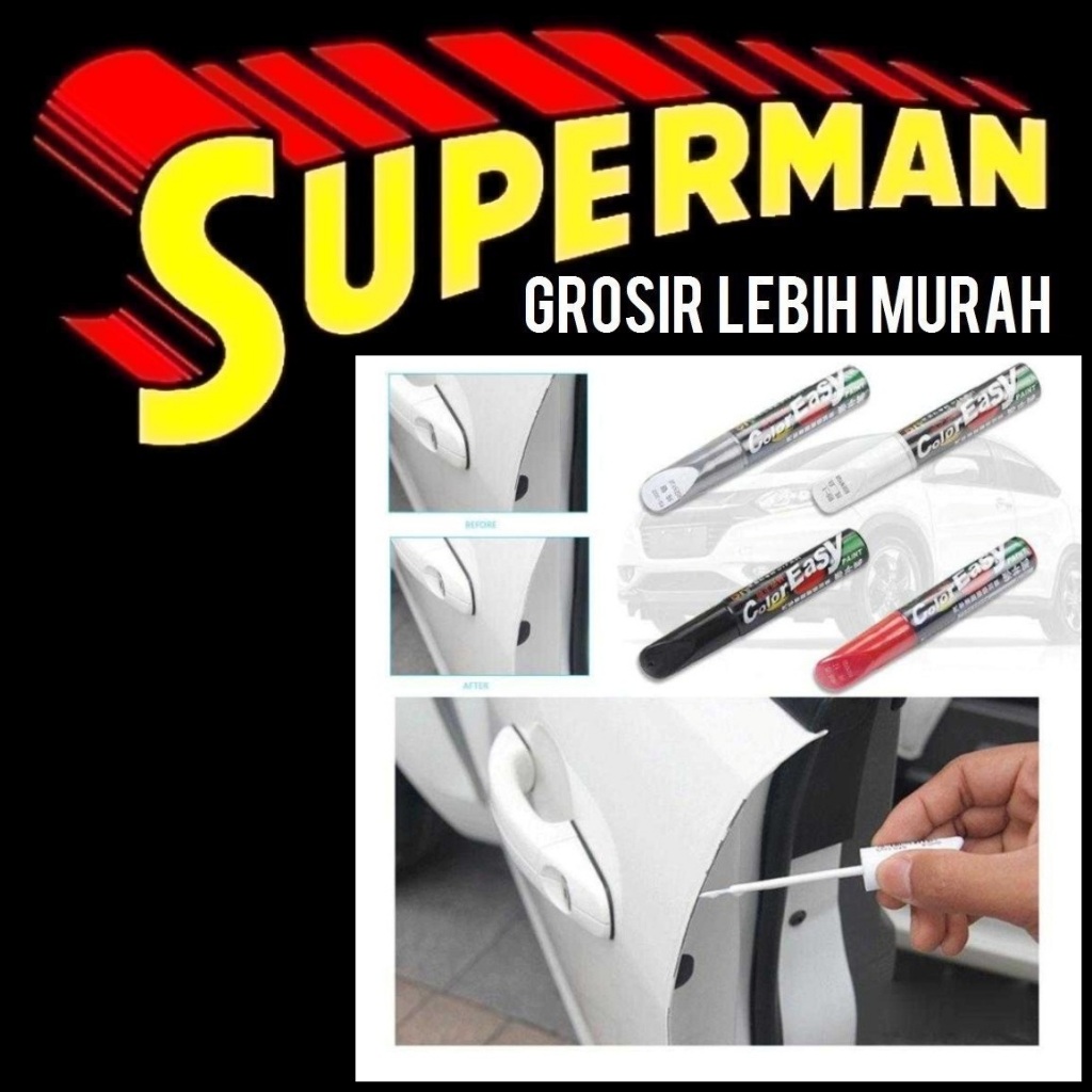 SPIDOL MOBIL AJAIB anti gores putih silver hitam merah spidol ajaib penghilang baret lecet body mobi