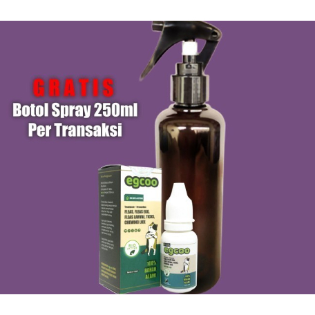 Obat Anti Kutu Kucing Alami Aman dan Ampuh - EGCOO 15ml