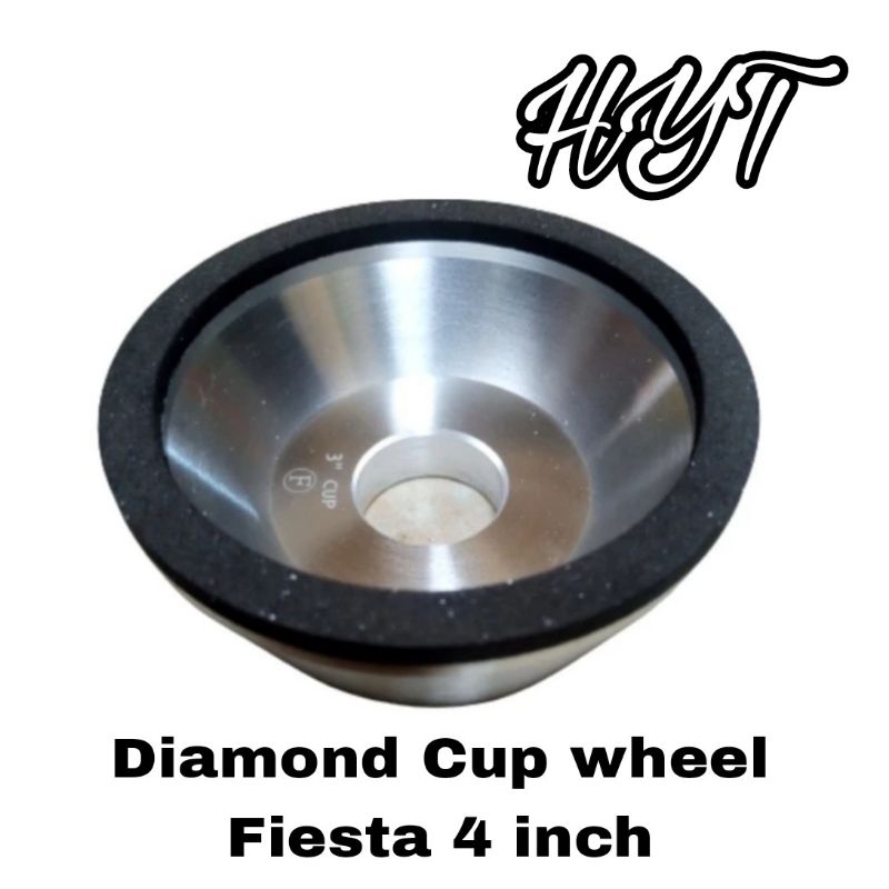 Mata Gerinda asah Mangkok FIESTA 4 inch 100×20×5×3 Diamond Cup Wheel