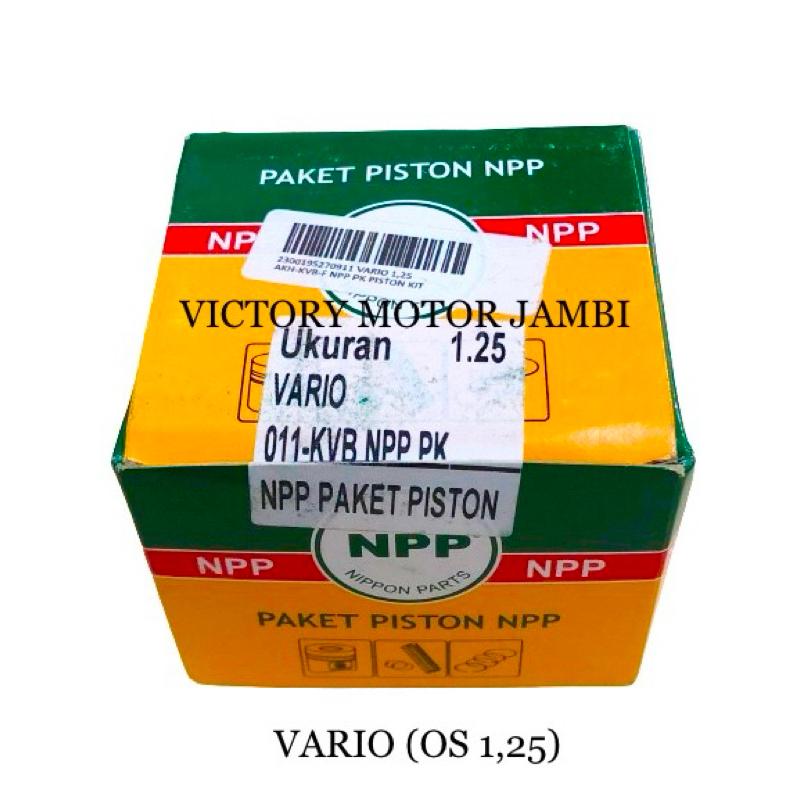 PISTON KIT VARIO110 KVB 1,25 NPP