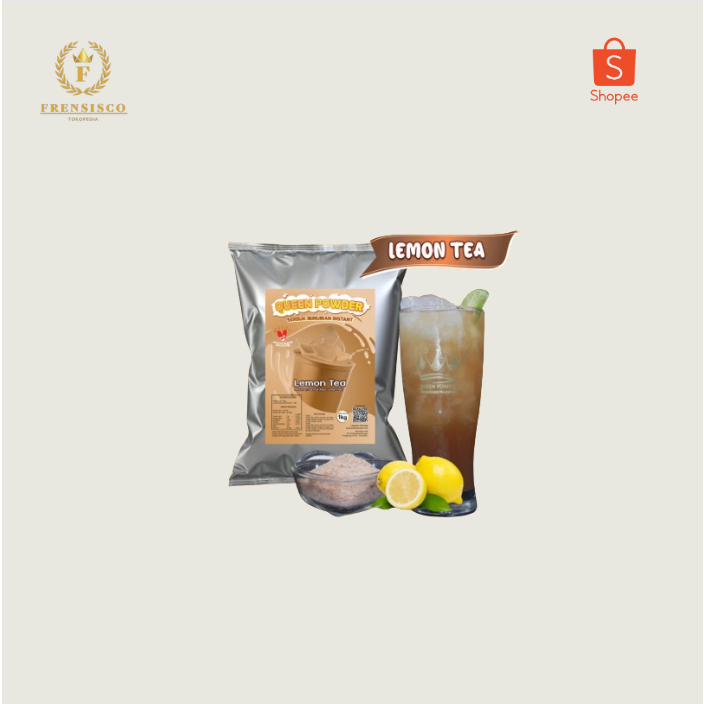 

Bubuk Minuman Rasa Lemon Tea 1Kg Queen Powder Premium