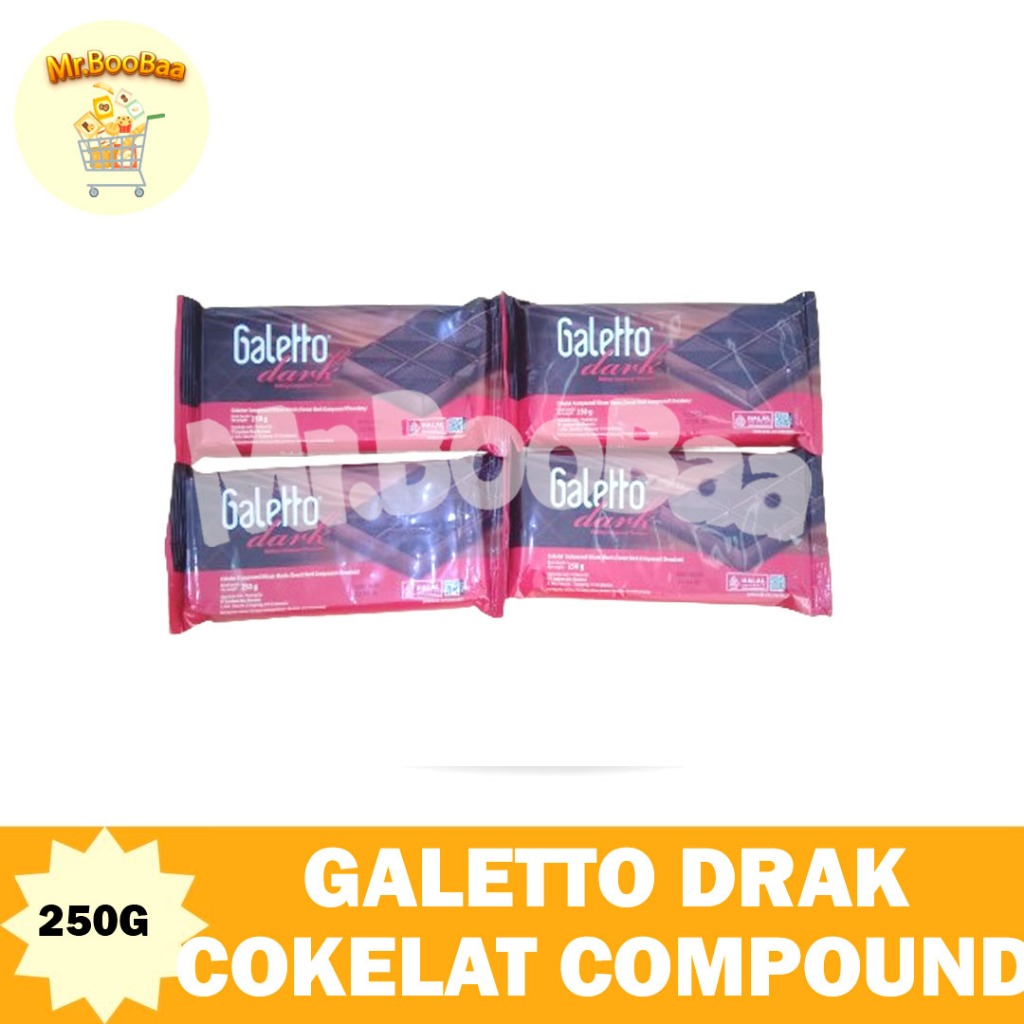 

GALETTO DARK CHOCOLATE 250gr