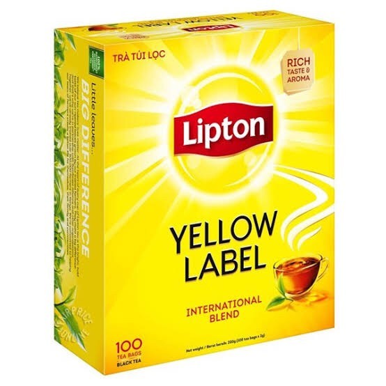 

Teh Celup Lipton Tea Bag Yellow Label Non Envelope Isi 100pcs/2gr