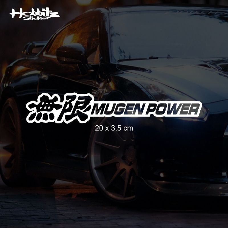 STIKER MUGEN POWER MODEL CUTTING BAHAN STIKER REFLEKTIF