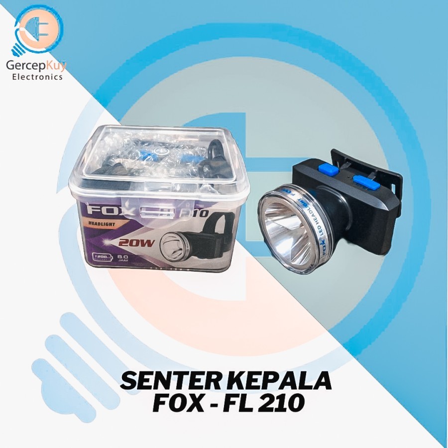 SENTER KEPALA FOX FL - 210 / HEAD LAMP FOX FL - 210
