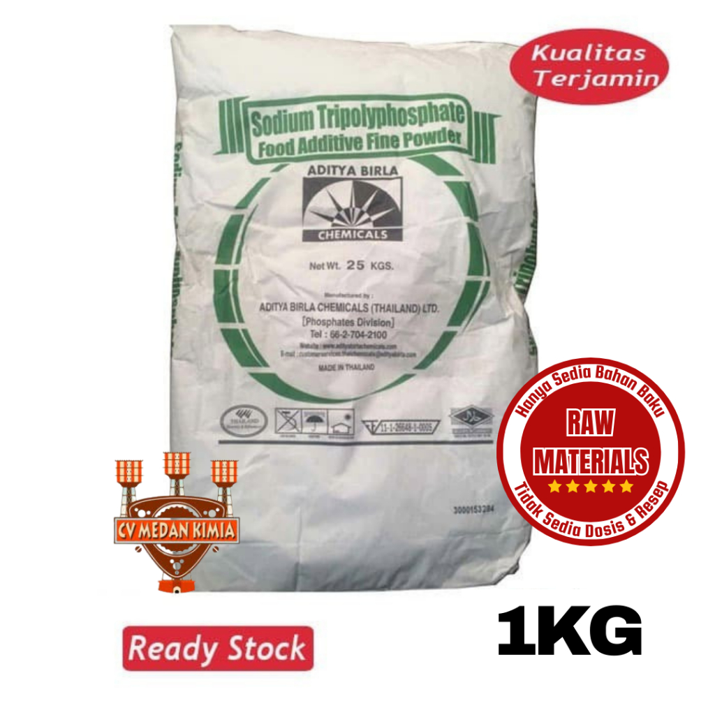 

COD STPP (Sodium Tripolyphospate) 1kg Food Grade / Pengenyal bakso 1kg
