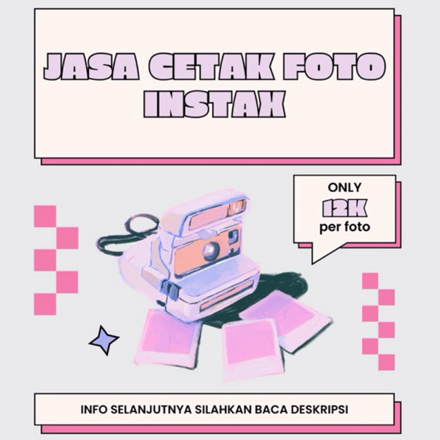 CETAK FOTO INSTAX POLAROID MINI