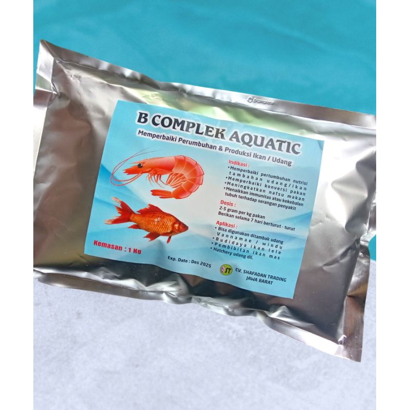 Vitamin Tambak Udang, Bandeng, Ikan Lele, Nila Vitamin B Komplek 1 kg