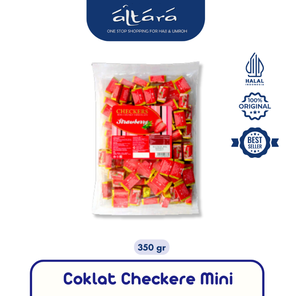 

Altara | Chocolate Checkere Mini/Cokelat Almond 100% Original Asli Malaysia