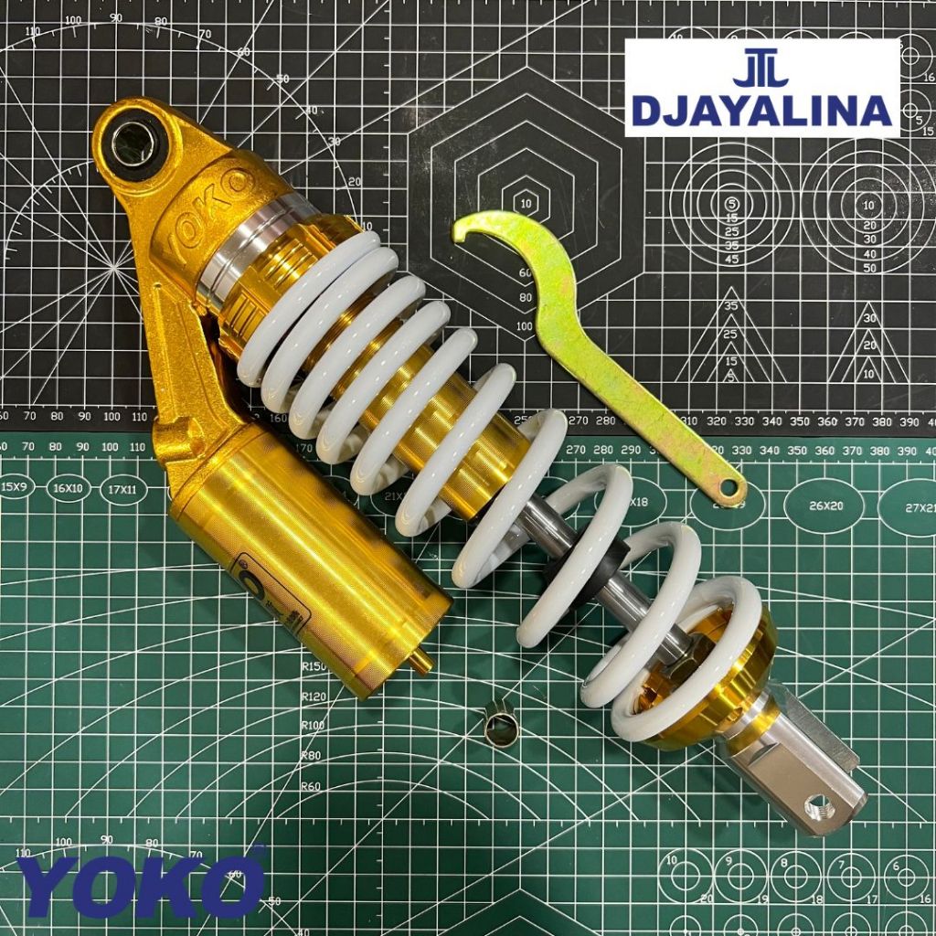 Shockbreaker Matic YOKO Hyper UX JLT 141 Single Shock ukuran 305mm Mio.Beat,Vario,Spin