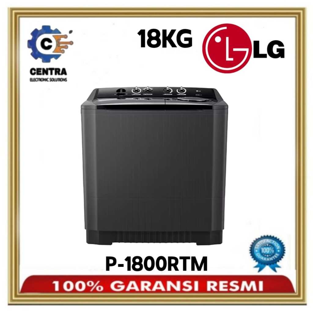 Mesin cuci LG 2 tabung 18 kg P1800RTM P 1800 RTM 1800RTM P1800