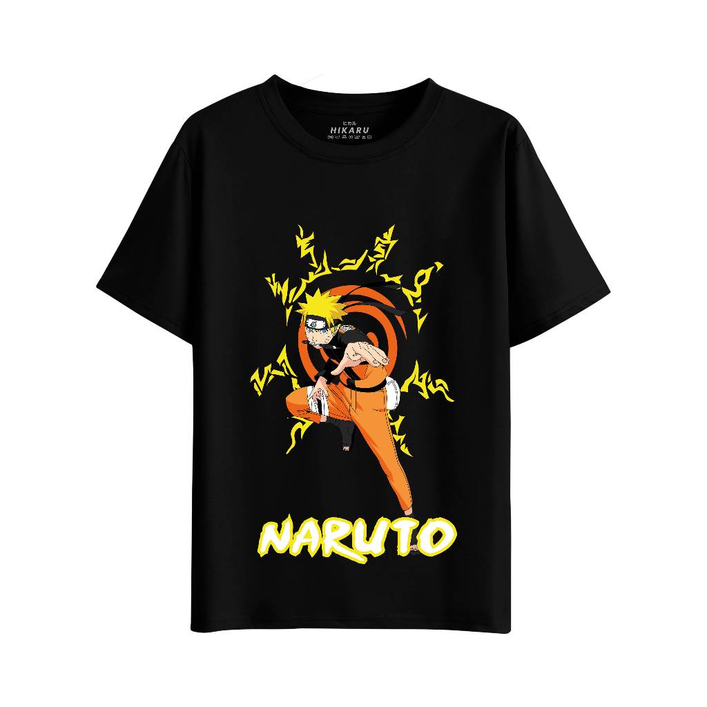HIKARU Kaos NARUTO | NARUTO | Anime T shirt | Kaos Anime | NRTY-5