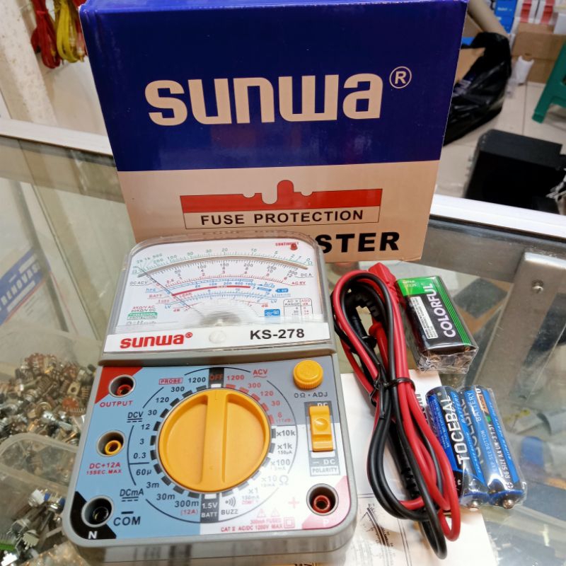 Avometer Multitester Multimeter Analog Sunwa  KS-278 terlaris