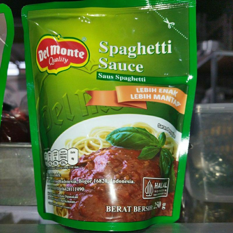 

DELMONTE SPAGHETTI SAUCE 250 GR
