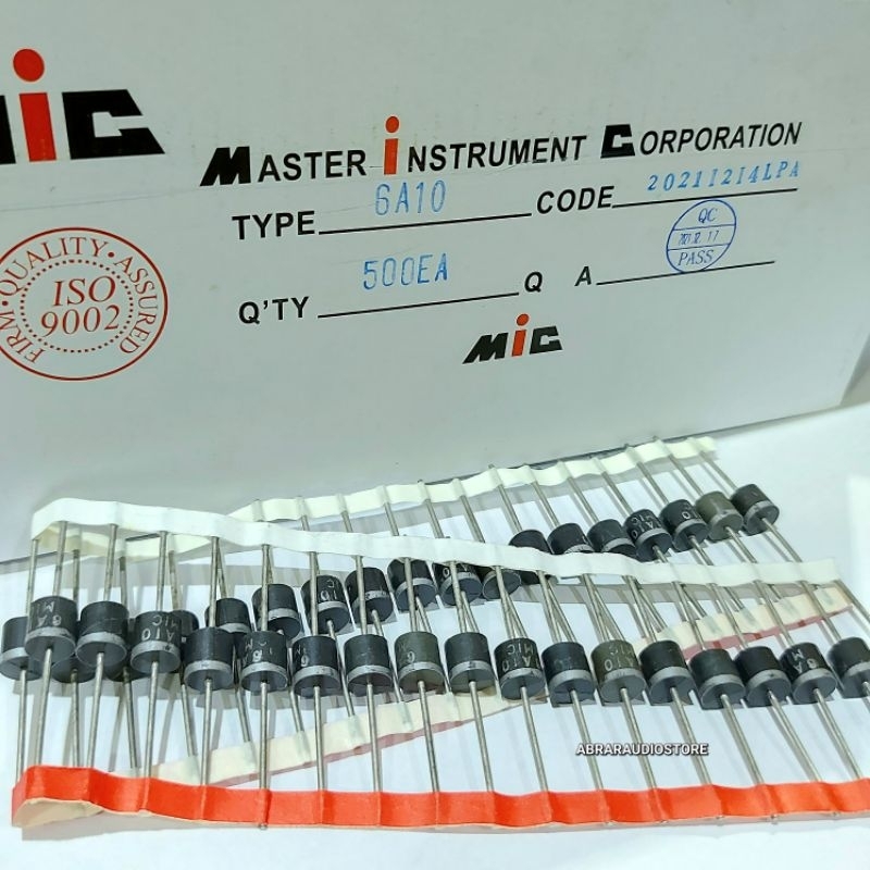 DIODA 5A 6A10 RENTENG DIODE 5 AMPER