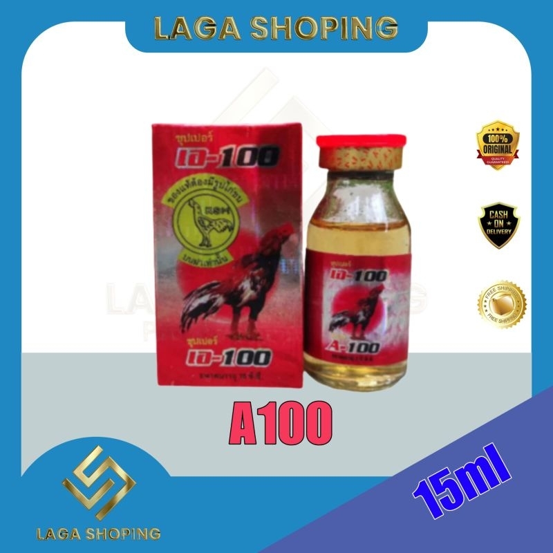 1 botol a100 15 ml obat ayam lumpuh pincang aseratus murah