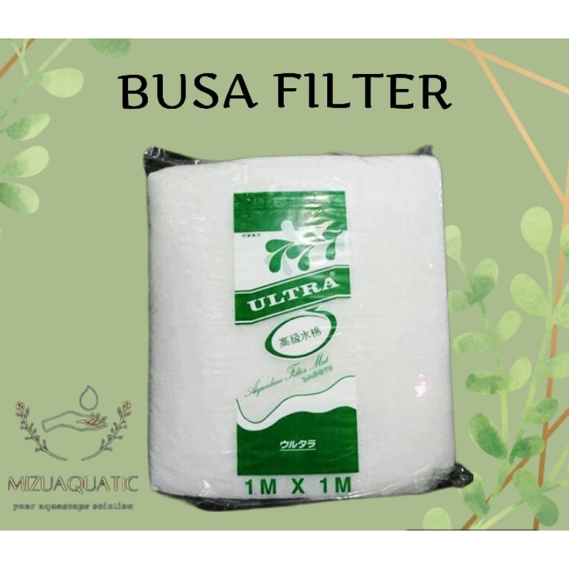 KAPAS BUSA FILTER AQUARIUM KAPAS BUSA CITRA ULTRA WONDER BESAR 1x1