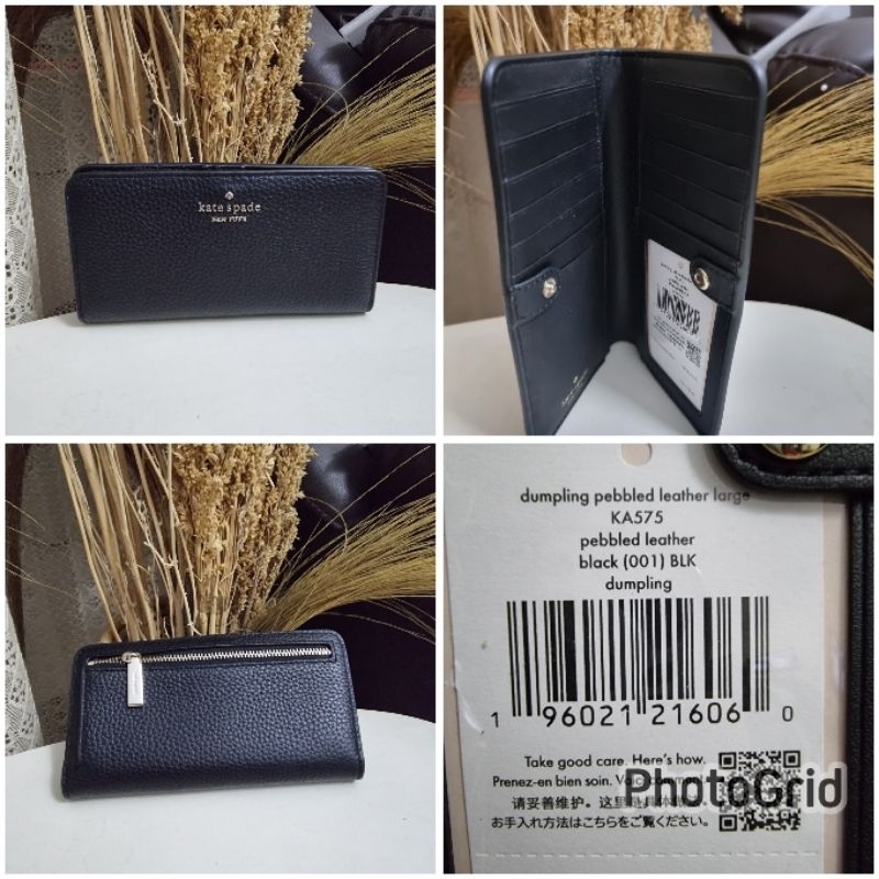 ks dumpling bifold wallet black original