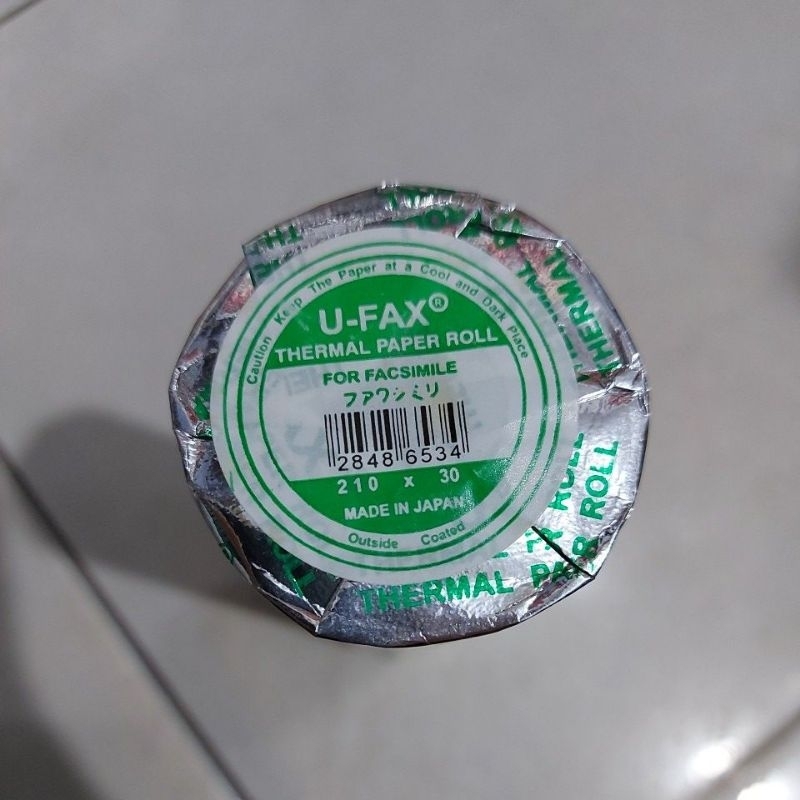 Thermal Paper Roll U-FAX 210 × 30m