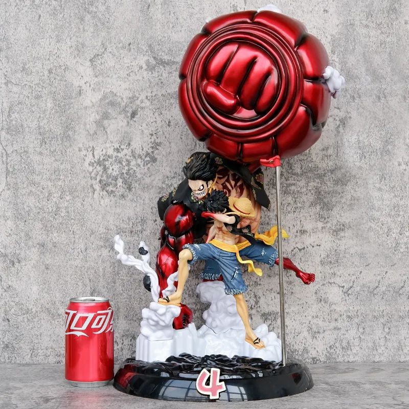Action Figure Monkey D Luffy F3 Studio Resin Elephant Kong Gun Gear 4 Fourth