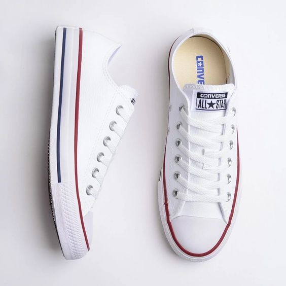 Sepatu converse hitam putih pendek outfit kekinian remaja laki-laki seoatu wanita hitam putih spatu 