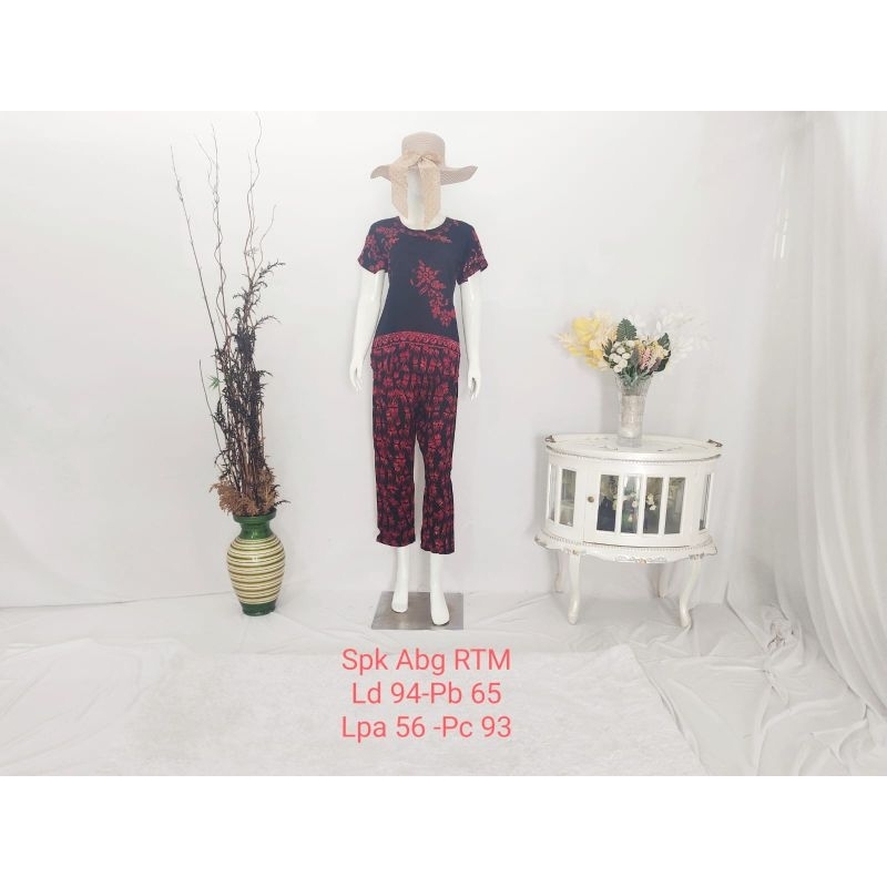 Setelan Celana Luza (Spk. Abg RTM) Batik Pekalongan