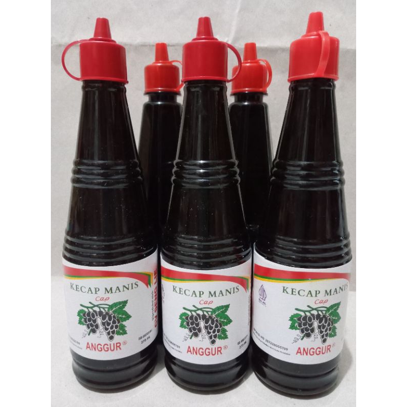 Kecap Manis cap anggur botol plastik 275