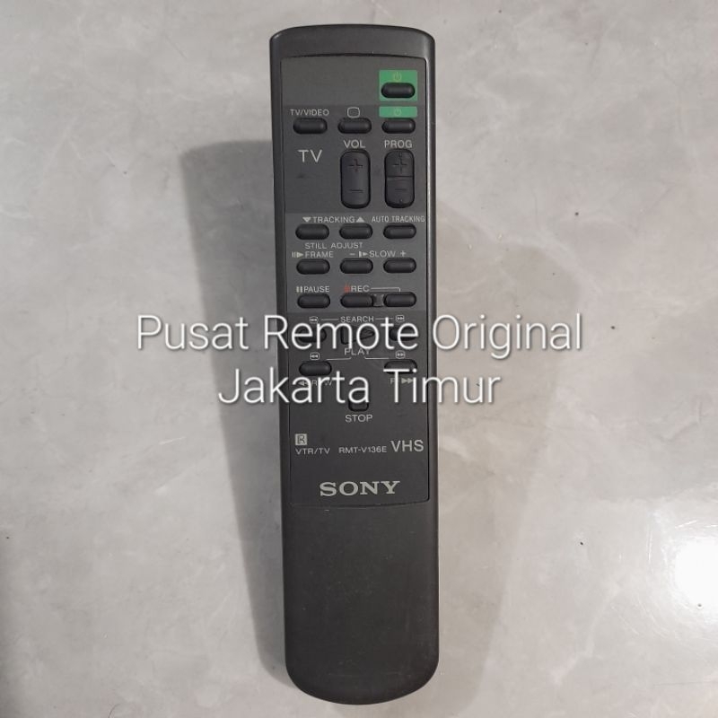 REMOTE REMOT DVD VHS SONY RMT-V136E ORIGINAL
