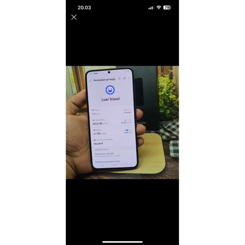 SAMSUNG GALAXY S23 PLUS 5G (BEKAS) GARANSI RESMI INDONESIA SEIN
