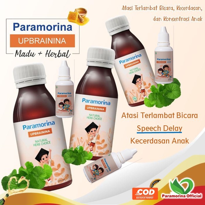 Paramorina Obat Speech Delay Lambat Bicara Vitamin Otak Anak Cerdas
