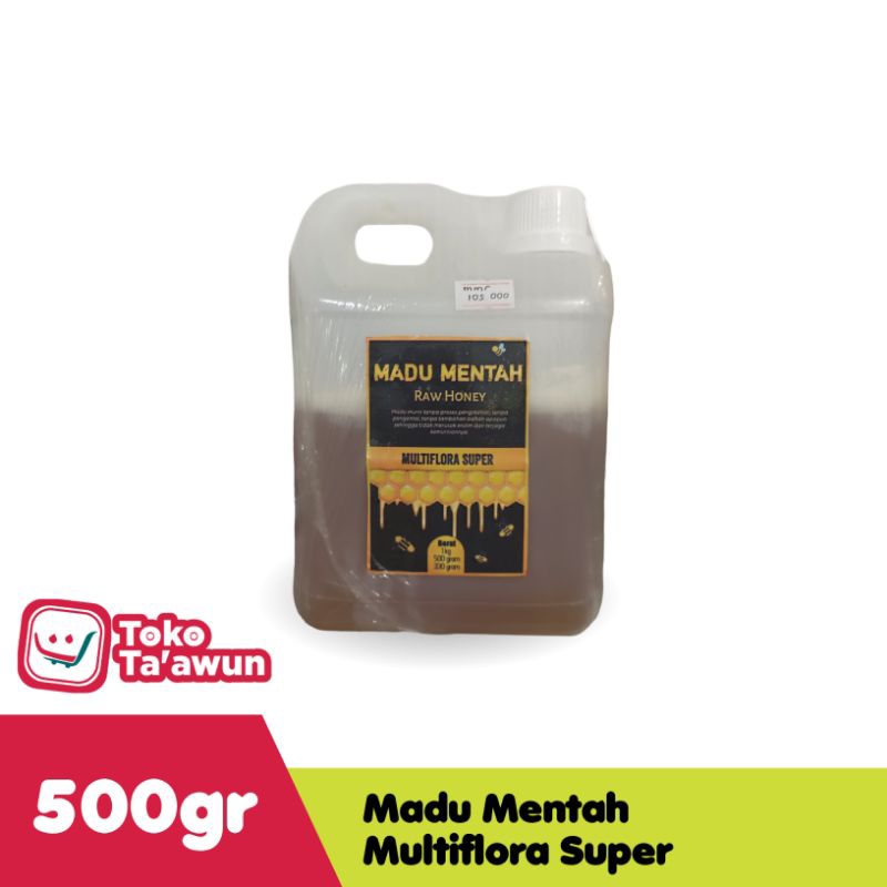 

Madu Mentah Multiflora Super 500gr