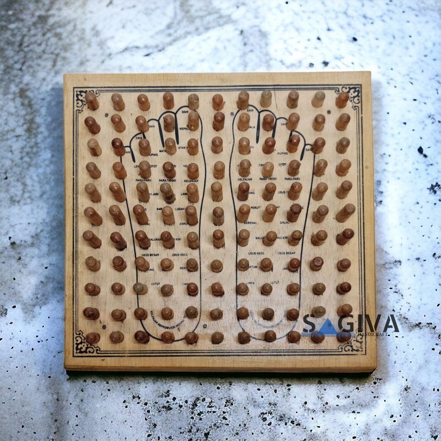 Alat Terapi Pijat Kayu Kaki Refleksi