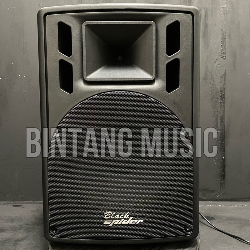 Speaker aktif blackspider 15 inch model huper (JBO15+apollo ungu)1000 watt