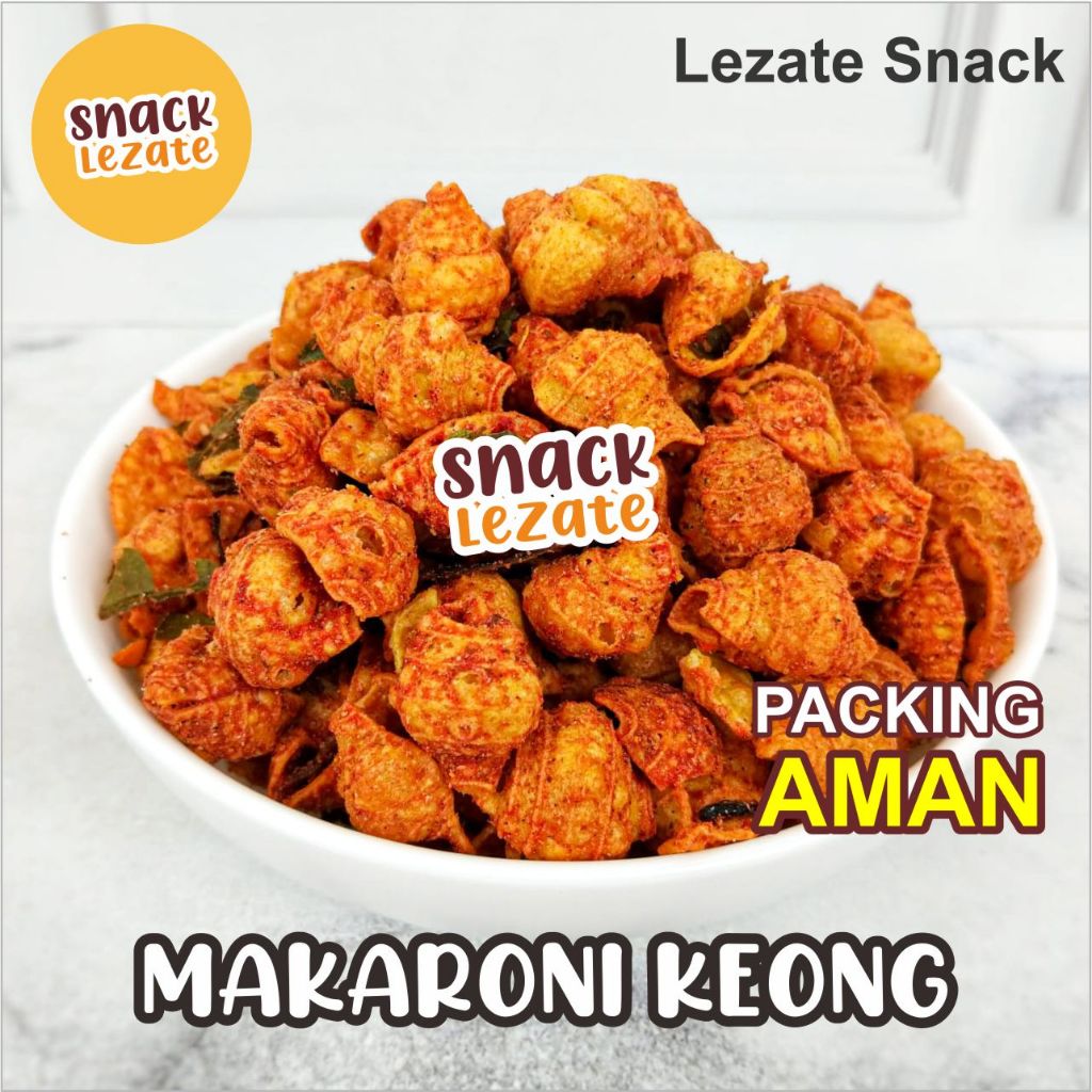 

Makaroni Bantet Kerang Daun Jeruk Murah 500gr Murah Renyah Enak / Macaroni Pedas Daun Jeruk Kiloan / Makaroni Bantat / Makaroni Bantet Pedas / Macaroni Bantet Lezate Snack