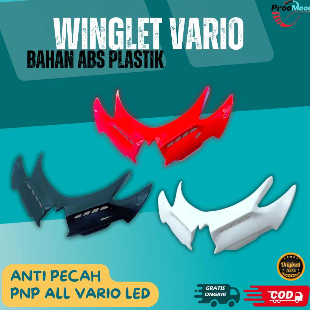 WINGLET VARIO Winglet Depan Vario ABS WINGLET VARIO 125/150 WINGLET VARIO PLASTIK WINGLETVARIO 125 W