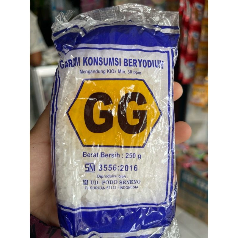 Garam Kasar Yodium 250gram / Garam grasak / Garam Kasar
