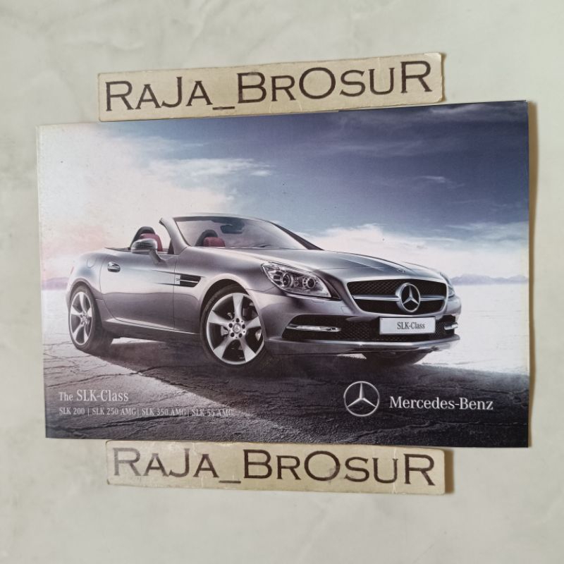 Poster brosur katalog leaflet Mercedes Benz The SLK Class Mercy SLK200/SLK250/SLK350/SLK55 AMG 2011