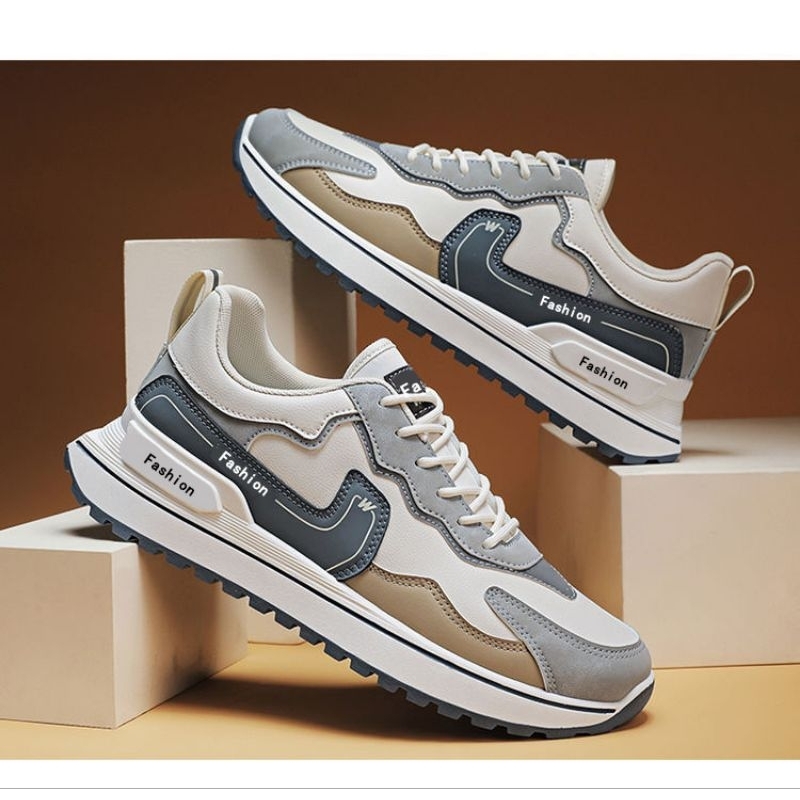 Sepatu Sneakers Pria Model Olahraga Sepatu Pria Import Model K-39