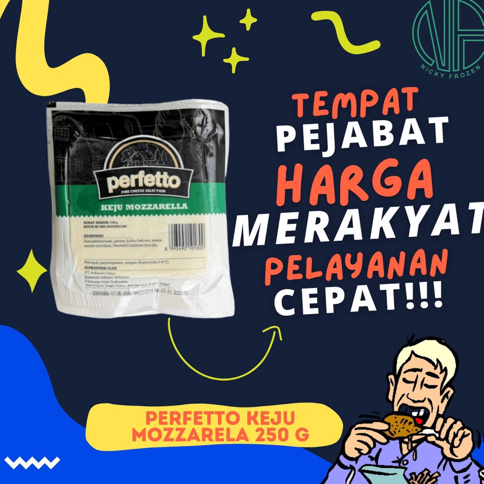 

CKGX9 Terbaru 33 PERFETTO KEJU MOZARELLA 25 G